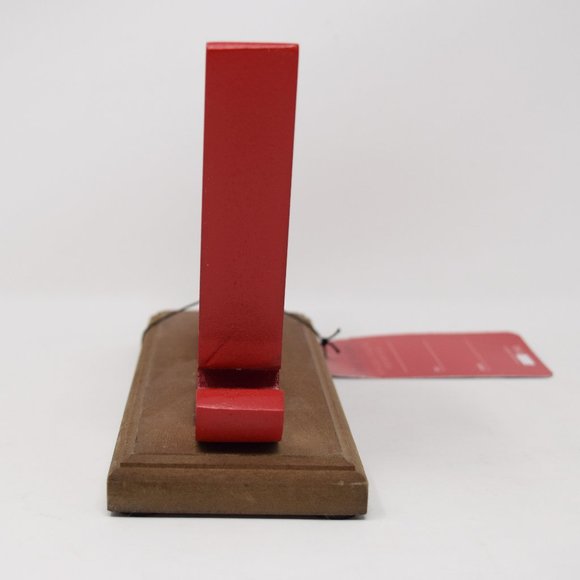 Rae Dunn Merry Christmas Red Sleigh Wood New - Picture 5 of 12